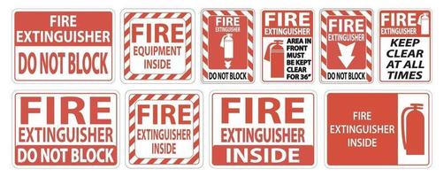 Fire Fighting Labels in UAE